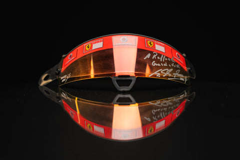 Michael Schumacher signed Visor
