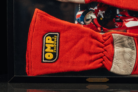 gerhard berger signed gloves