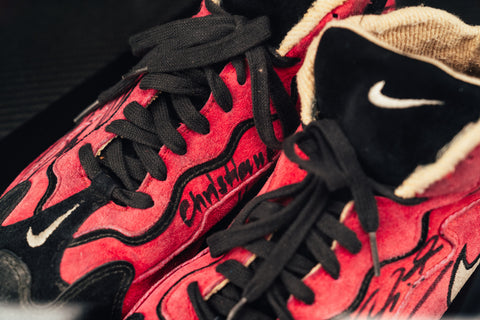 Michael Schumacher 2001 Signed Shoes