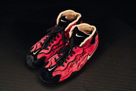 Michael Schumacher 2001 Signed Shoes