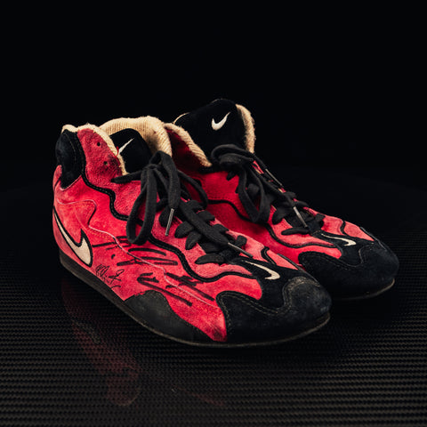 Michael Schumacher 2001 Signed Shoes