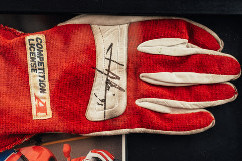 Jean Alesi sogned gloves