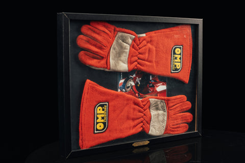 gerhard berger signed gloves