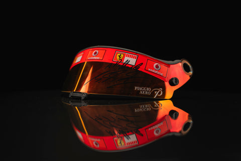 Michael Schumacher signed Visor
