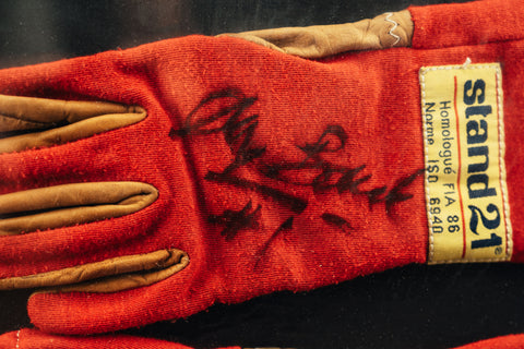Ange Barde signed gloves