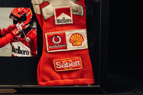 rubens barrichello signed gloves