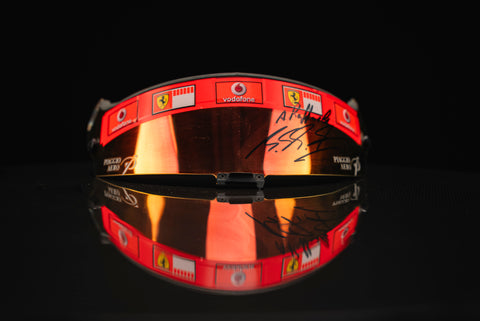 Michael Schumacher signed Visor
