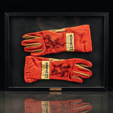 Ange Barde signed gloves