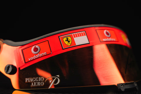 Michael Schumacher signed Visor