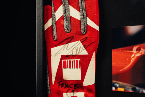 Felipe Massa signed gloves