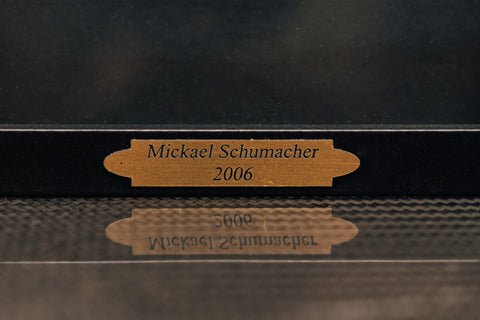 Michael Schumacher signed gloves
