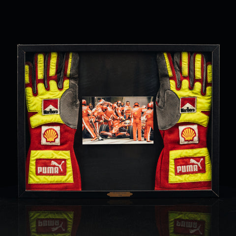 Ferrari pit crew gloves