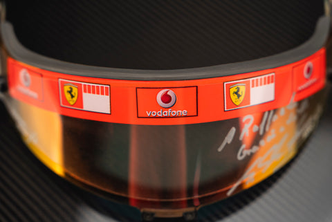 Michael Schumacher signed Visor