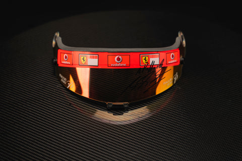 Michael Schumacher signed Visor