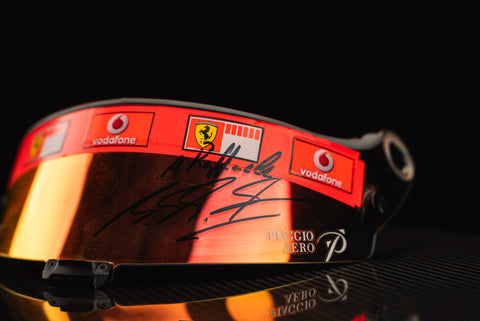 Michael Schumacher signed Visor