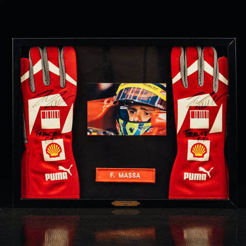 Felipe Massa signed gloves