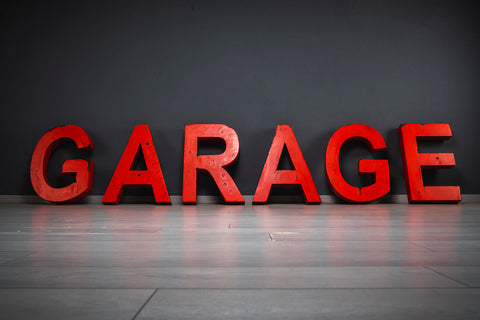 garage sign